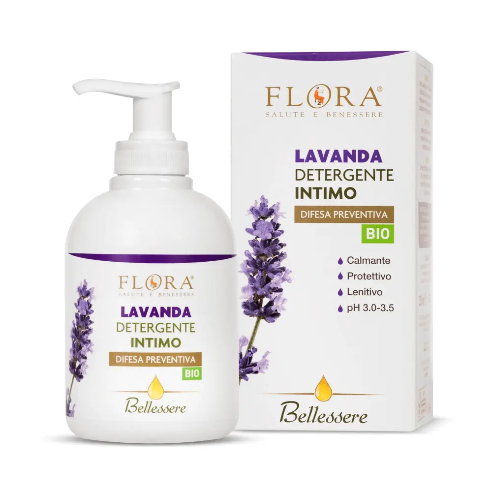 DETERGENTE INTIMO LAVANDA - LENITIVO 250 ml - FLORA 