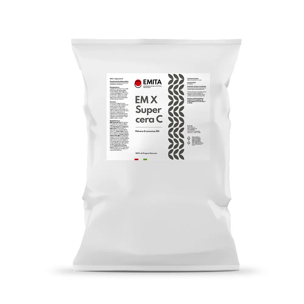 EM Super Cera C® Polvere 500g – Polvere Di Ceramica Fine Fermentata Con Microrganismi Efficaci, Per Migliorare Terreno, Additivo Per Pitture E Cemente, Uso In Agricoltura E Bioedilizia